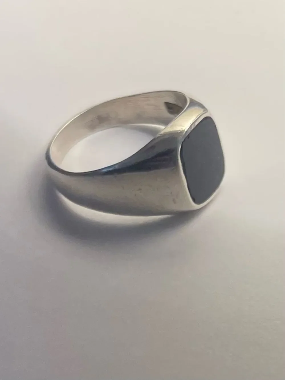 Size 7 - Sterling Silver Moonstone Ring - could for men or women.